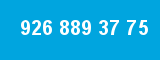 926 889 37 75